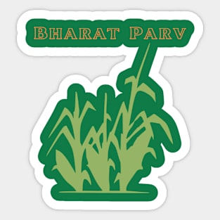 Bharat Parv - Green Plant Sticker